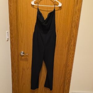 Express Black Cowl Neck Jumpsuit